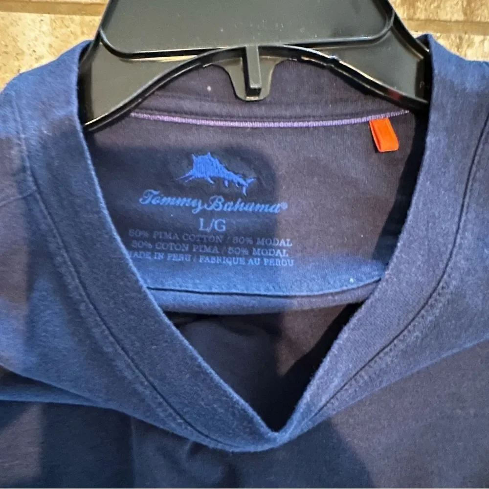 Tommy Bahama Marlin Large blue long sleeve shirt